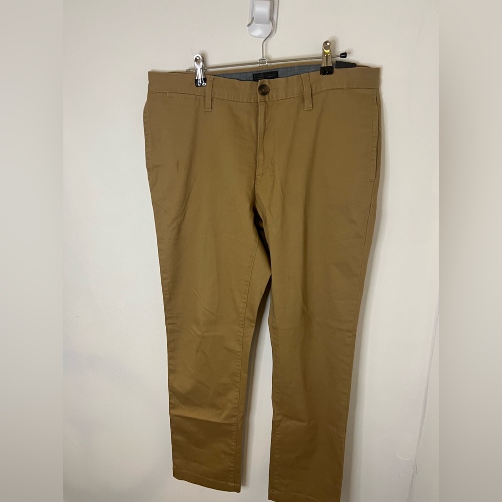 14th and Union Pants Mens Size 33 x 30 Chino Beige Brown